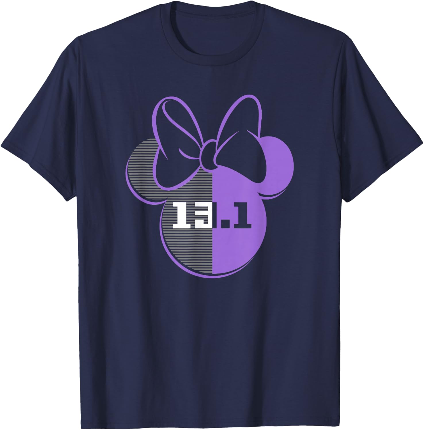 Disney Mickey And Friends Minnie Mouse Half Marathon 13.1 T-Shirt - T-Shirt | Navy