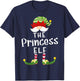 Princess Elf Group Christmas Funny Pajama Party T-Shirt - T-Shirt | Navy