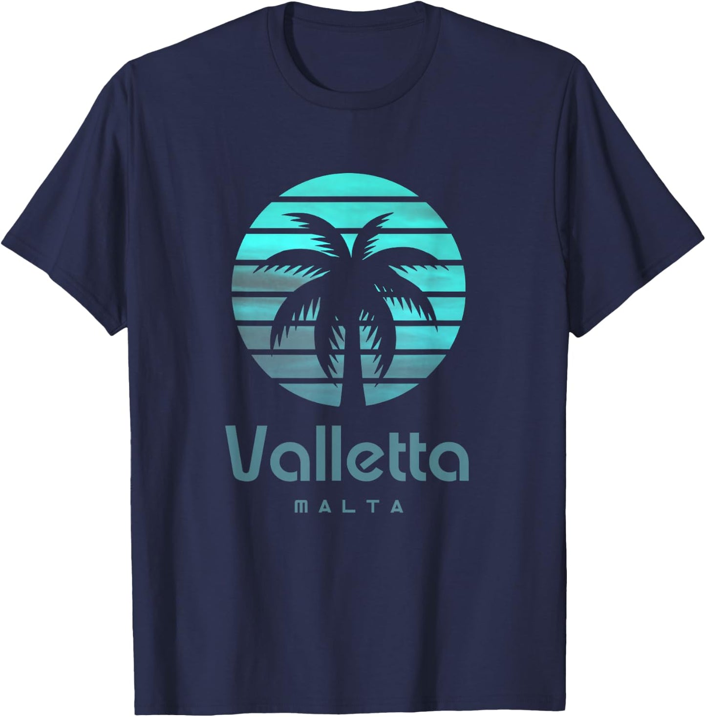 Valletta Malta T-Shirt - T-Shirt | Navy