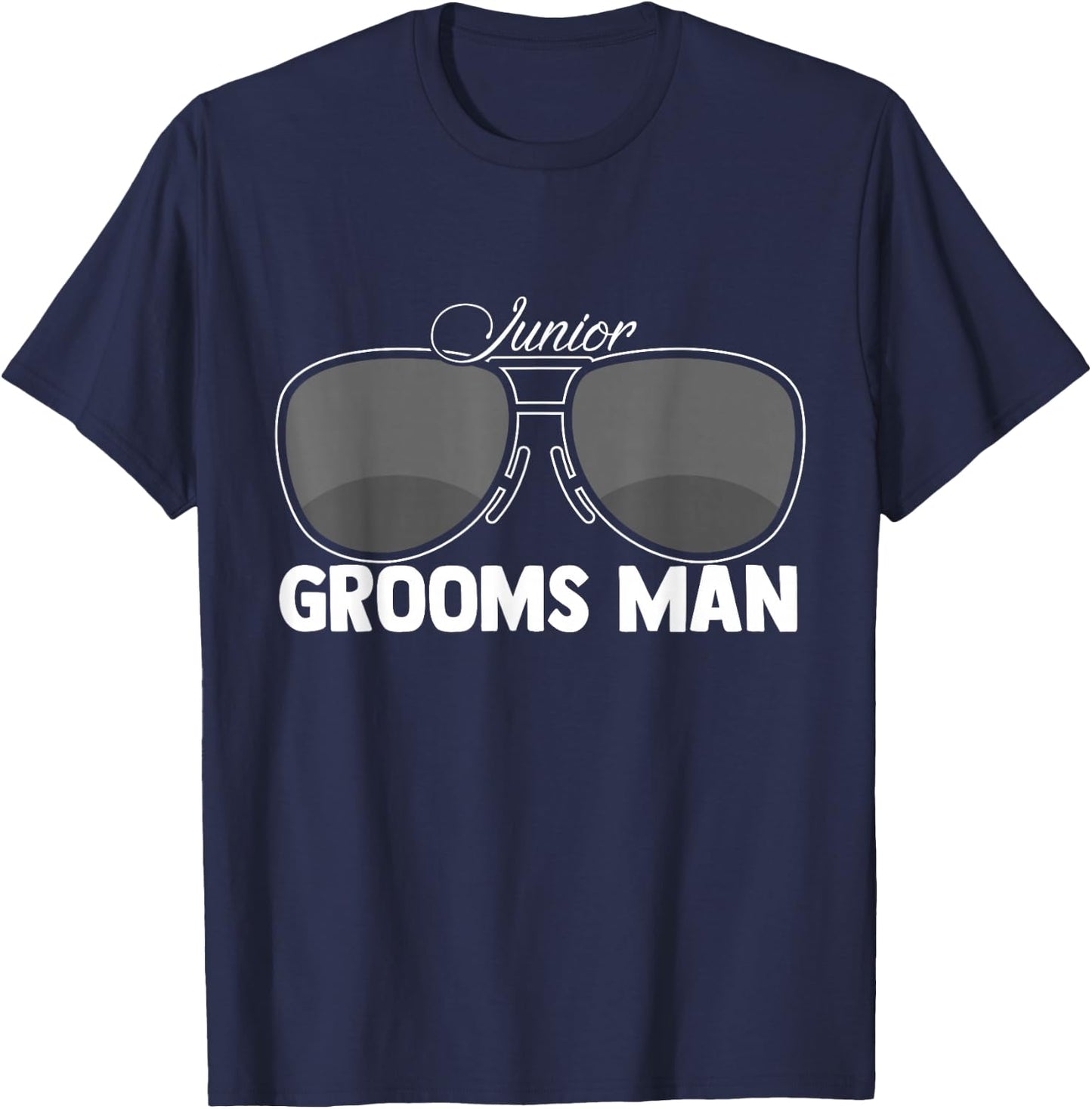 Junior Groomsman Wedding Party T-Shirt - T-Shirt | Navy
