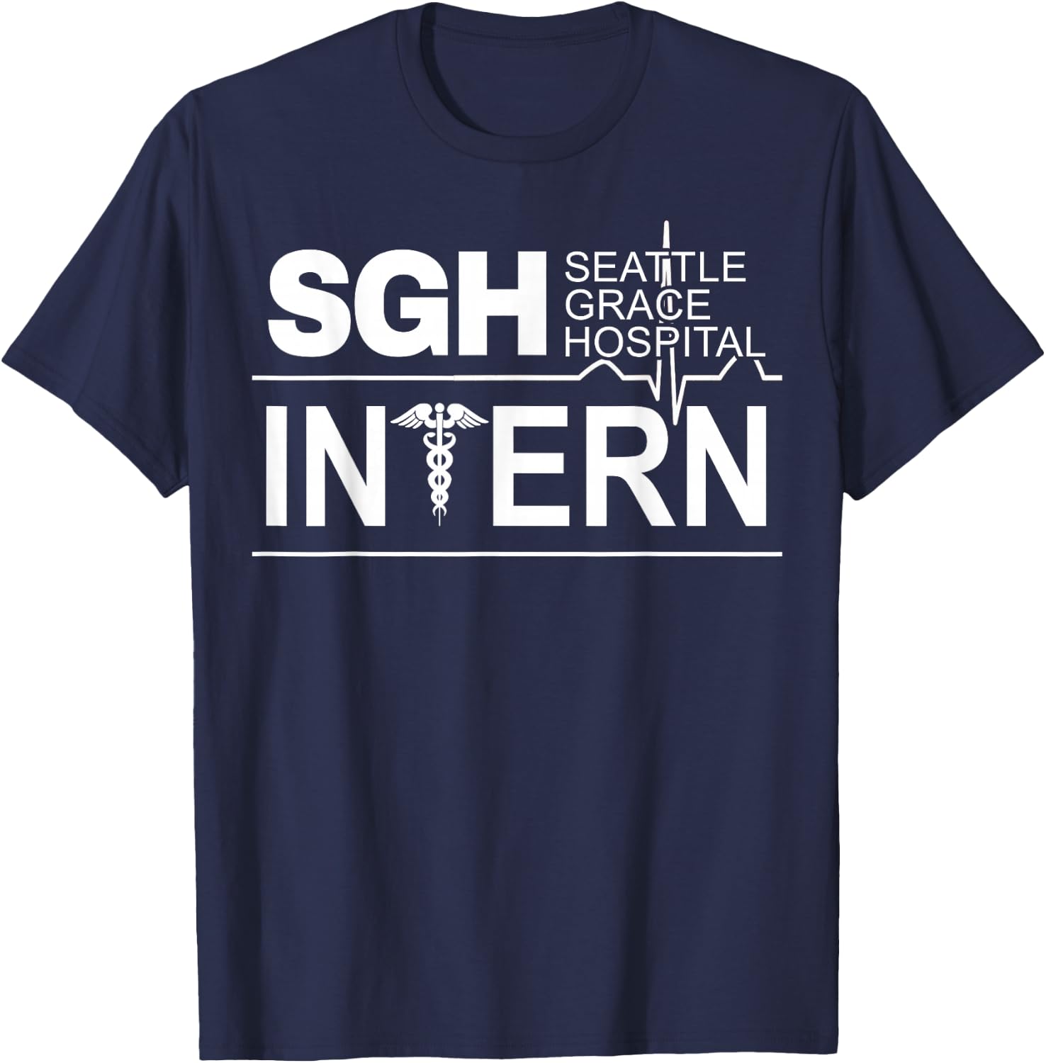 Seattle Grace Hospital Intern T-Shirt - T-Shirt | Navy
