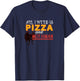 Alls I need is Pizza and Mothman T-Shirt - T-Shirt | Navy