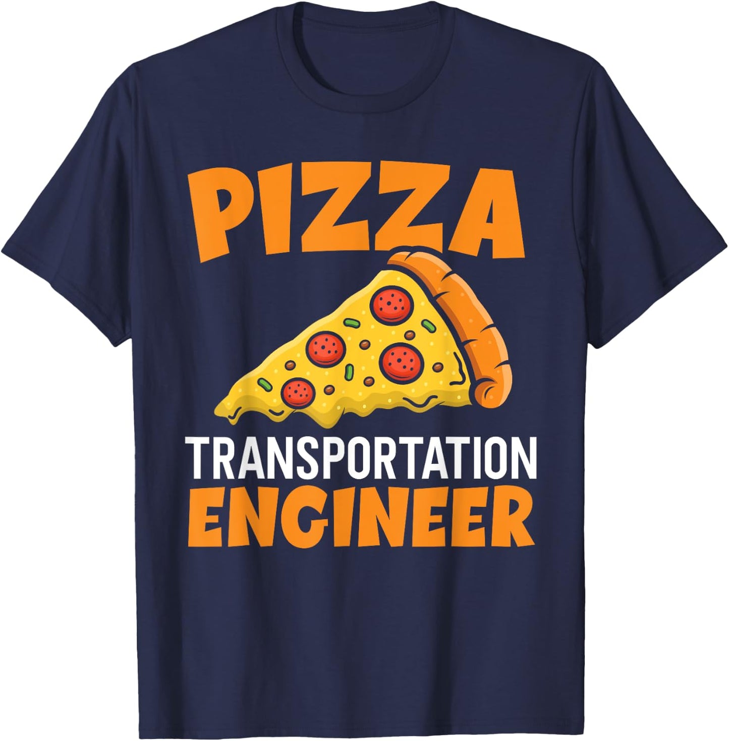 Pizza Delivery Engineer Pizza Delivery Service T-Shirt - T-Shirt | Navy