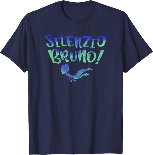 Disney Pixar Luca Silenzio Bruno! Colorful T-Shirt - T-Shirt | Navy