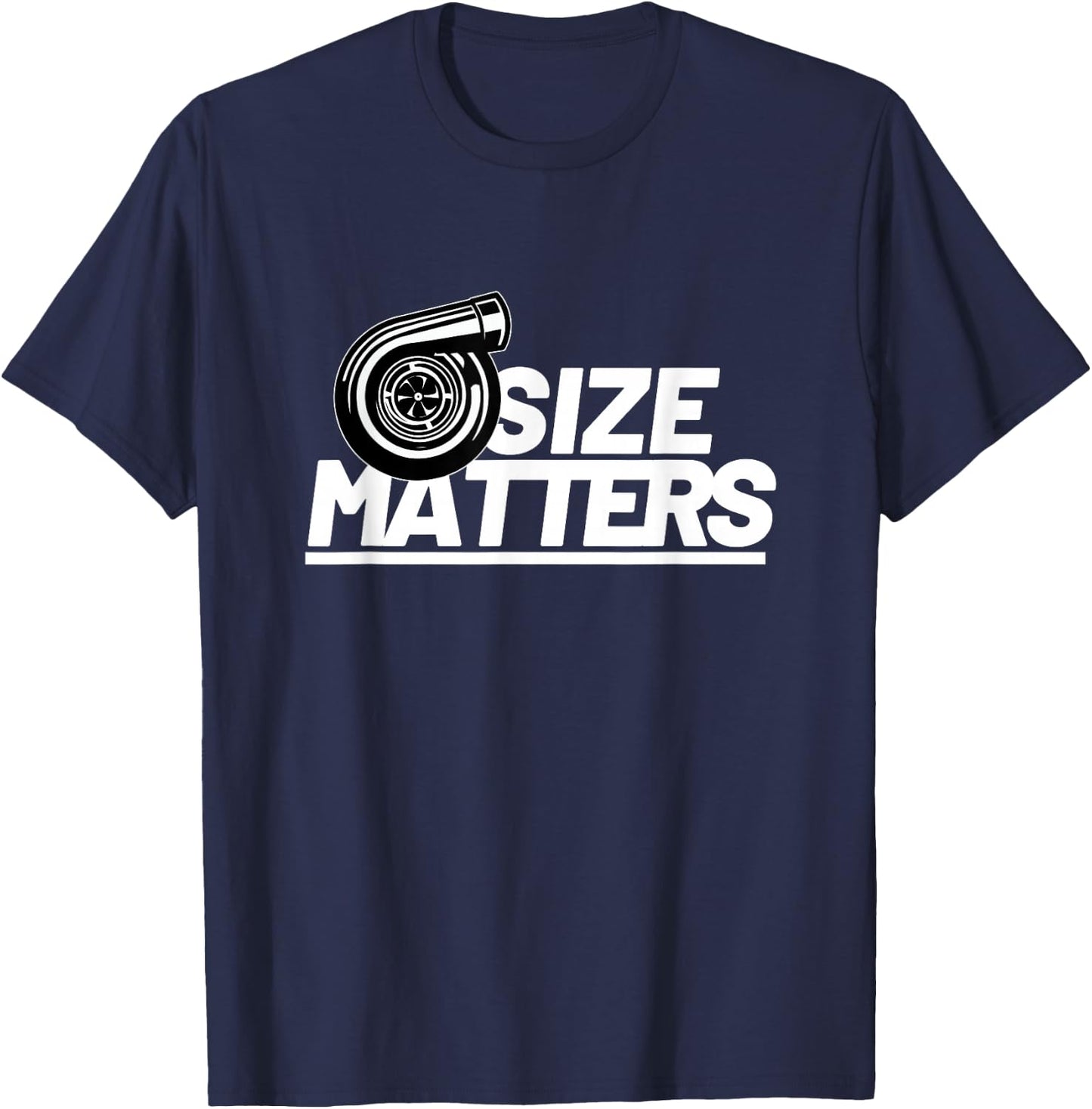 Size Matters Turbo Car Show T-Shirt - T-Shirt | Navy