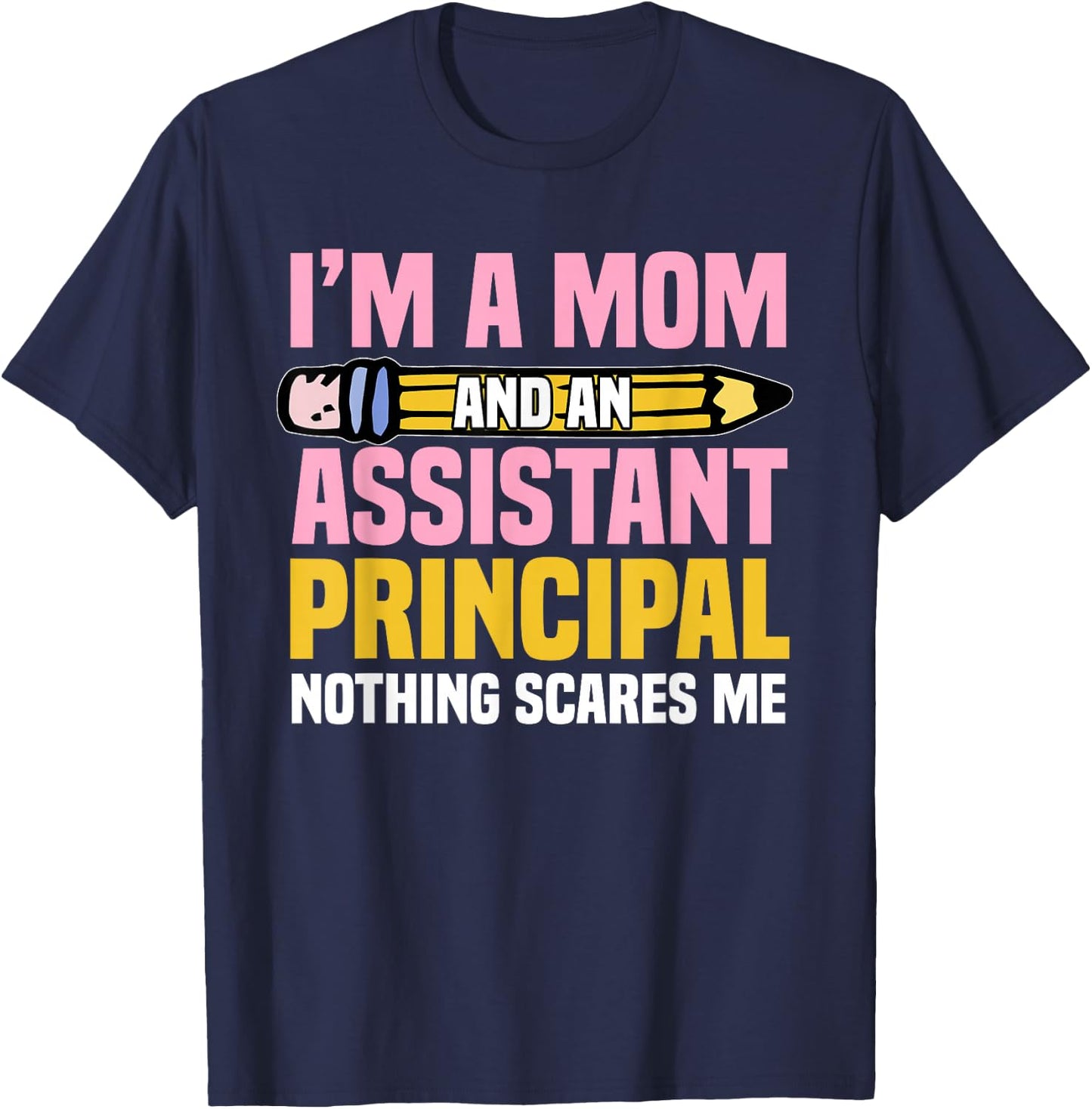 Assistant Principal Vice-Principal Headmasters Mother's Day Small T-Shirt - T-Shirt | Navy