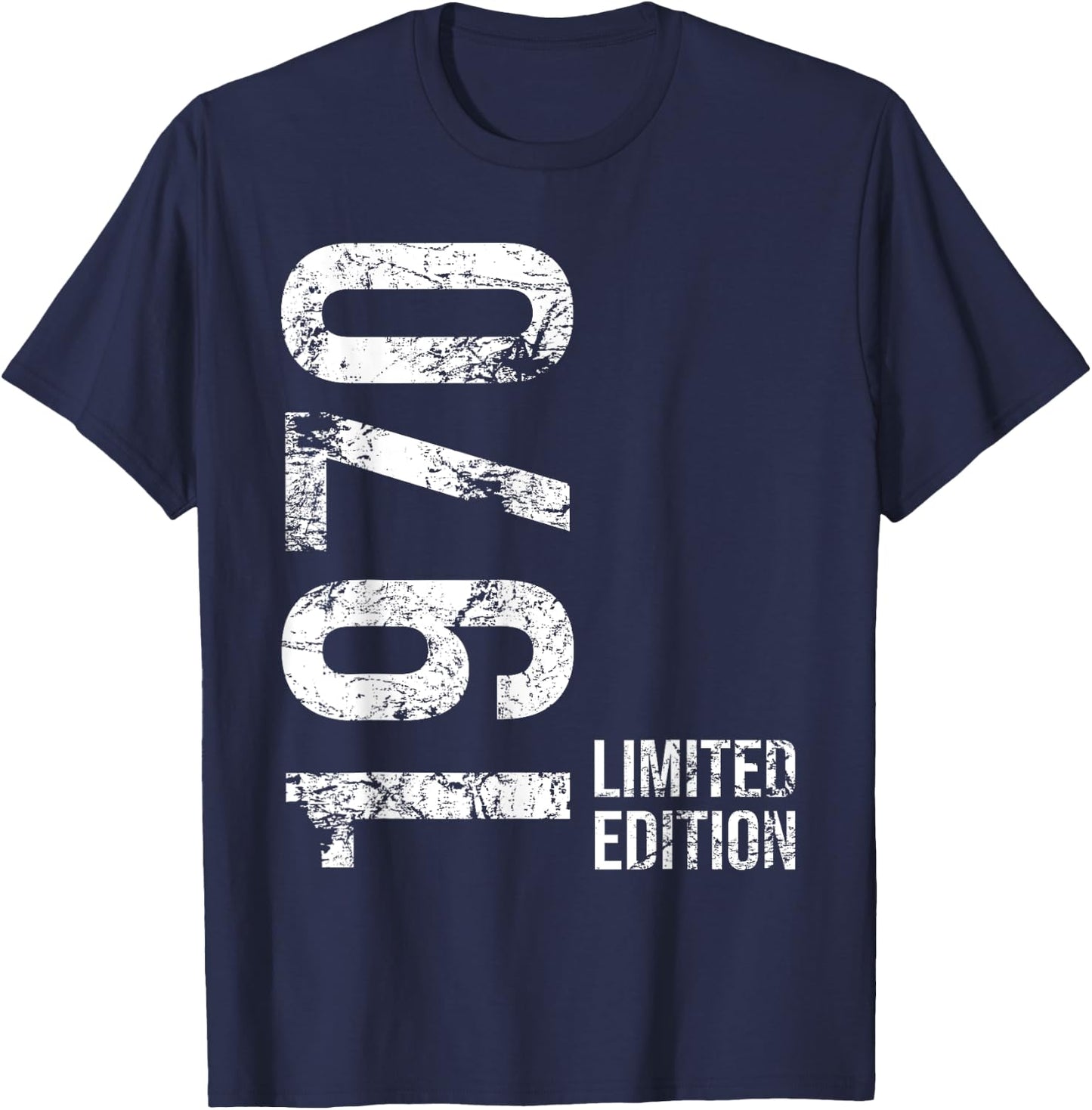 55th Birthday 55 Years Old Man Woman Vintage 1970 T-Shirt - T-Shirt | Navy