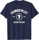 Pemberley Derbyshire 1813 Pride and Prejudice Jane Austen T-Shirt - T-Shirt | Navy
