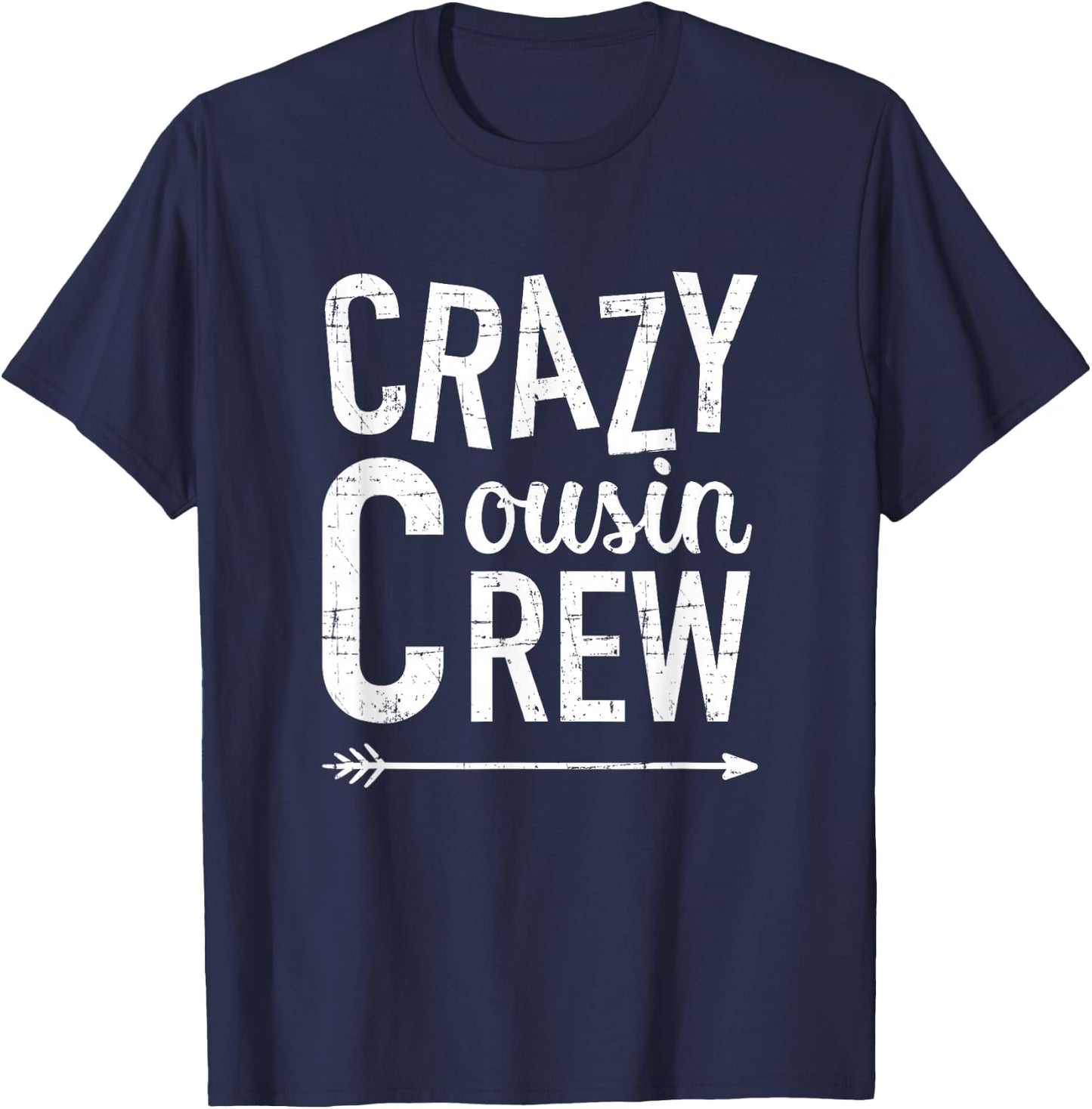 Crazy cousin crew T-Shirt - T-Shirt | Navy