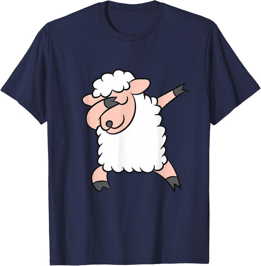 Dabbing Sheep Love Sheep T-Shirt - T-Shirt | Navy