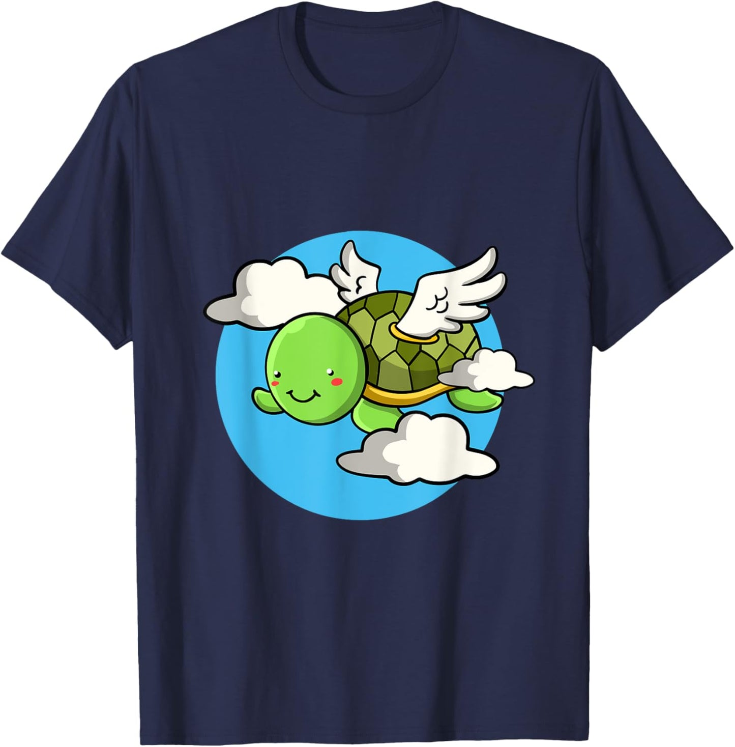 Flying angel turtle with wings T-Shirt - T-Shirt | Navy