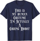 Coding Robot Costume For Software Developer Programmer Coder T-Shirt - T-Shirt | Navy