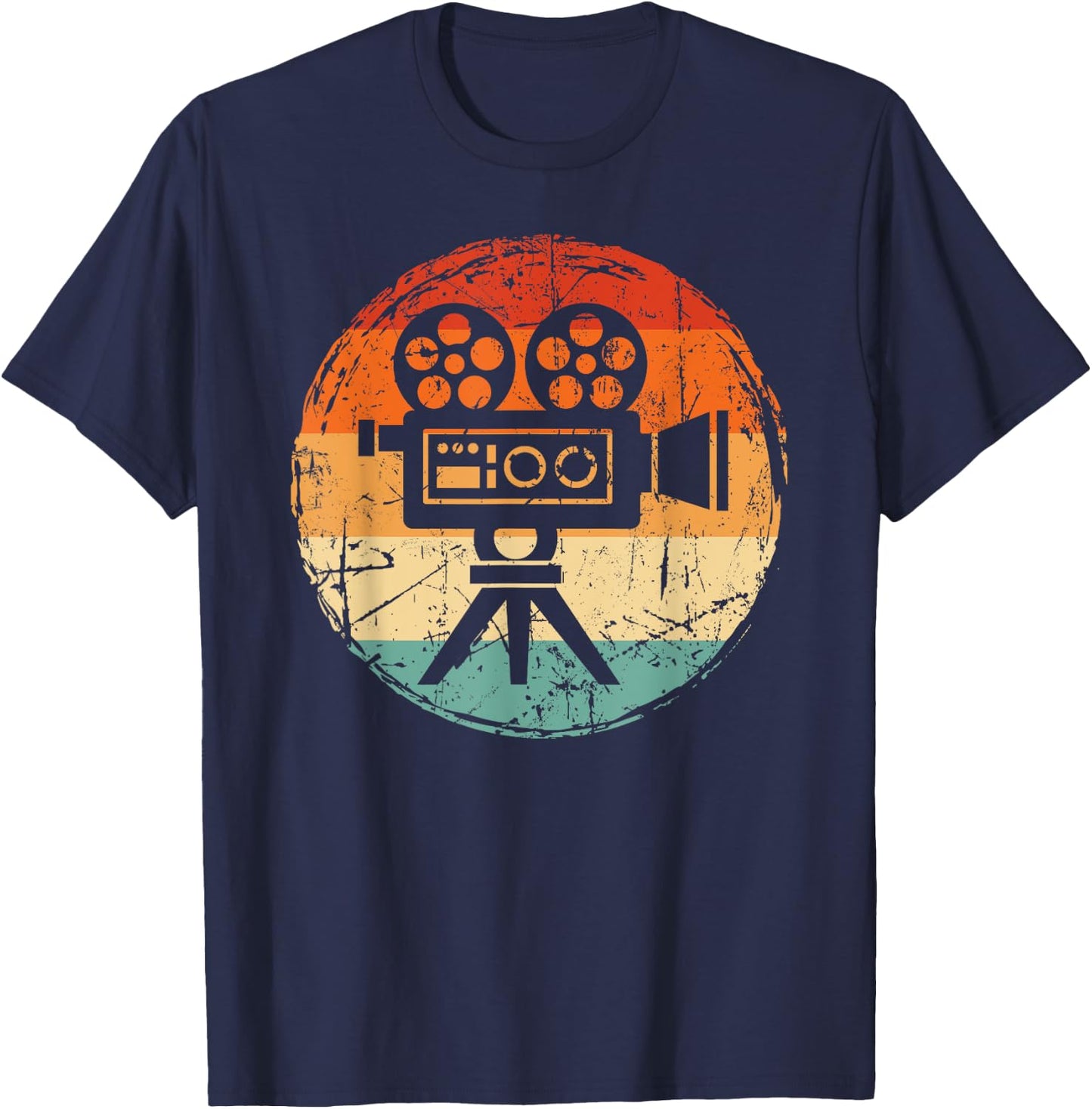 Movie Maker Film Director Cinematographer Videographer T-Shirt - T-Shirt | Navy