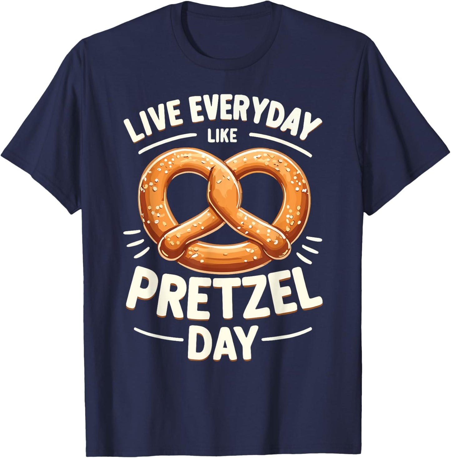 Food Lover Baker Pretzel Lover German Food T-Shirt - T-Shirt | Navy