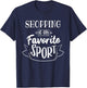 Shopping is my favorite sport T-Shirt - T-Shirt | Navy