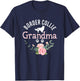 Border Collie Grandma Gifts Cute Dog Lover Christmas T-Shirt - T-Shirt | Navy