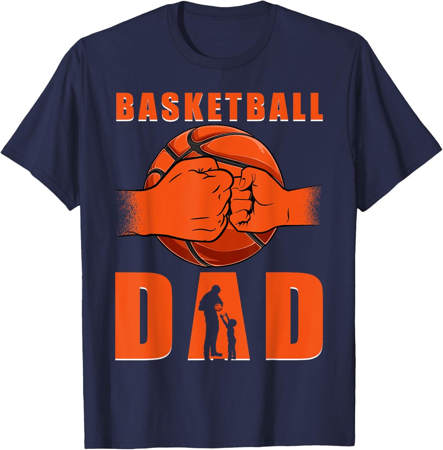Basketball Dad T-Shirt - T-Shirt | Navy