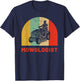 Funny Lawn Mower Vintage Mowologist Yard Work Lawn Trak T-Shirt - T-Shirt | Navy