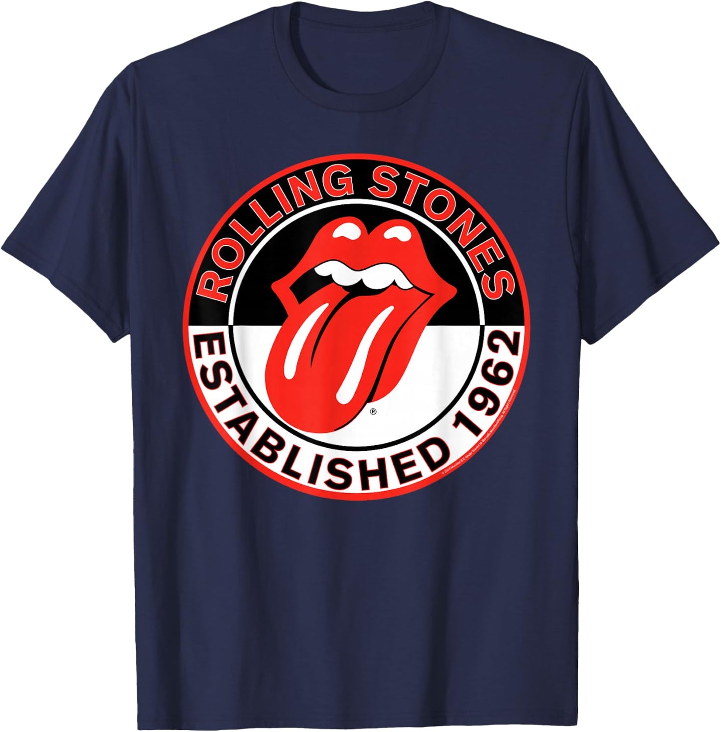 Rolling Stones Official Est 1962 T-Shirt - T-Shirt | Navy