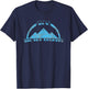 406 Big Sky Country Montana Distressed State Pride T-Shirt - T-Shirt | Navy