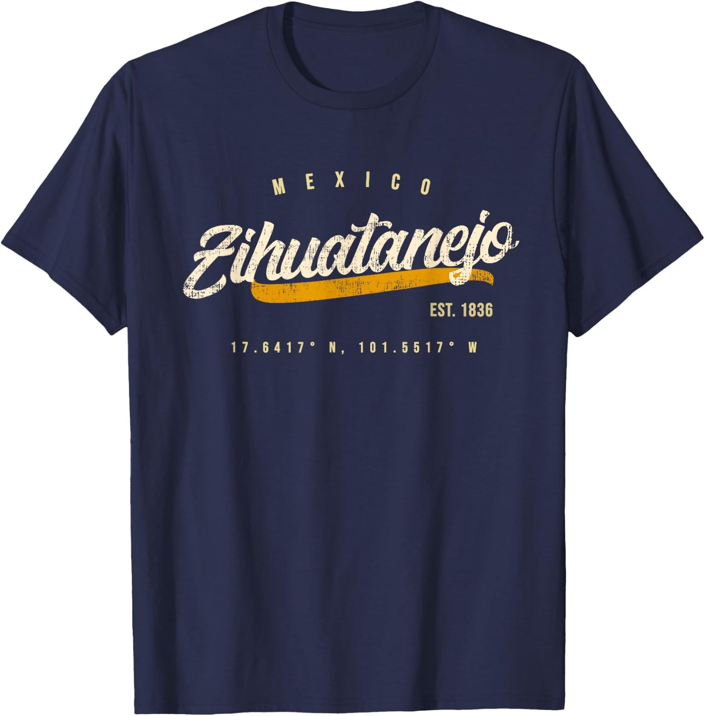 Zihuatanejo Mexico Travel T shirt T-Shirt - T-Shirt | Navy