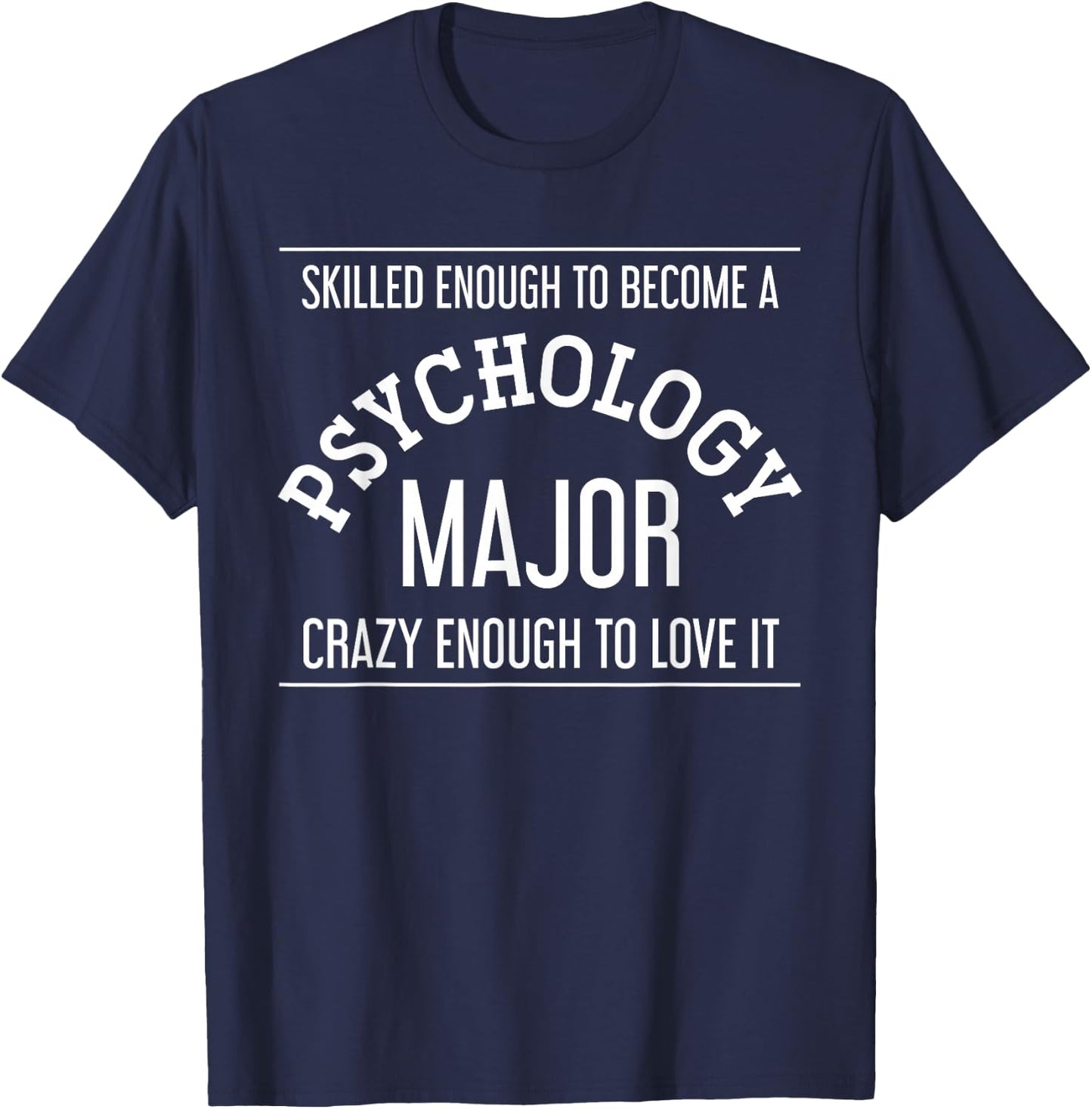 Psychology Student Neuroscience Funny Psychologist T-Shirt - T-Shirt | Navy