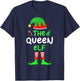 I'm The Queen Elf Christmas Family Matching Pajama T-Shirt - T-Shirt | Navy