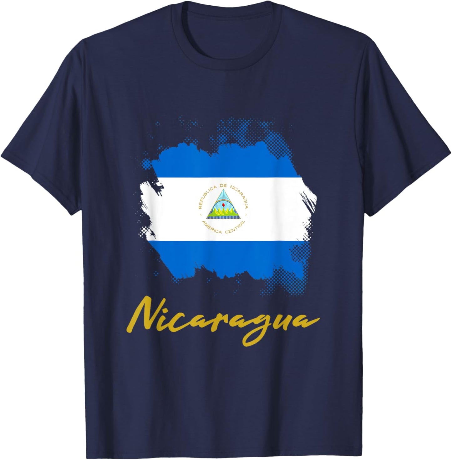 Nicaragua South America Holiday Reminder T-Shirt - T-Shirt | Navy