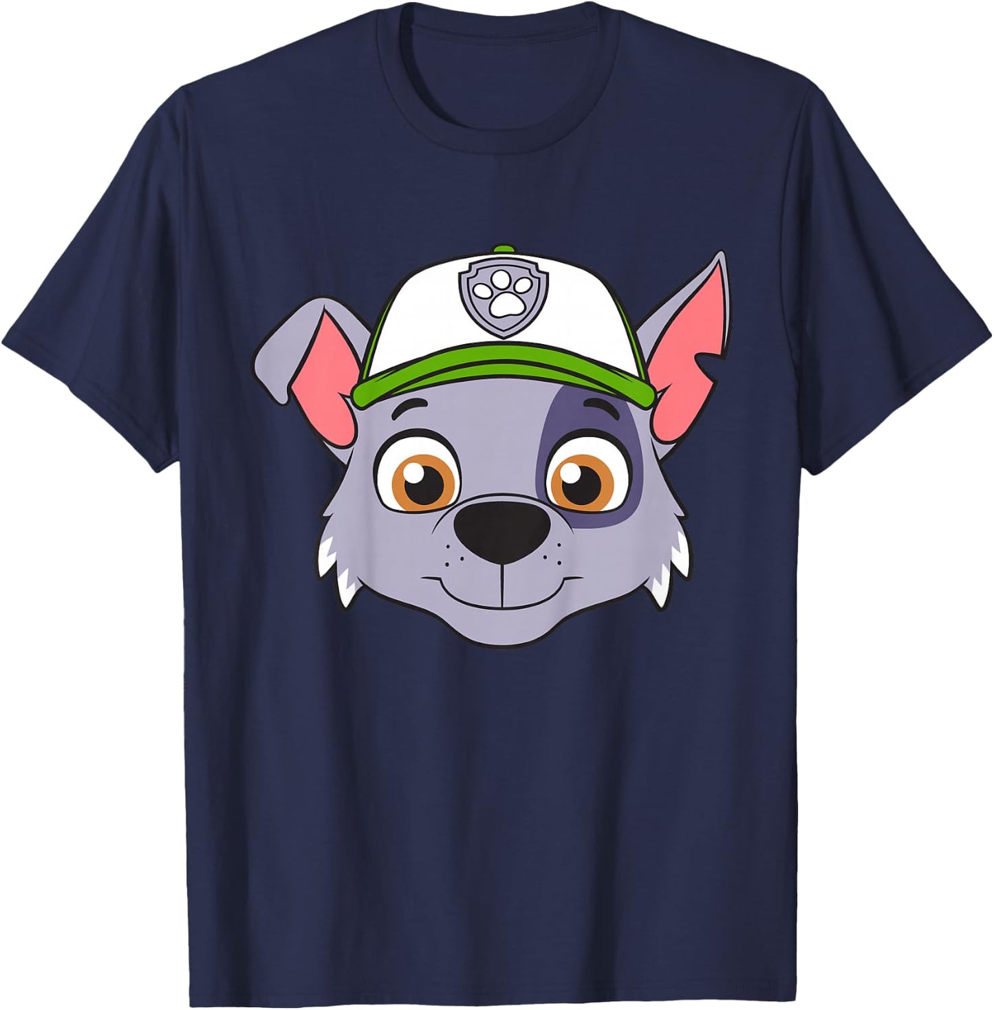 Kids PAW Patrol Large Rocky Character T-Shirt - T-Shirt | Navy