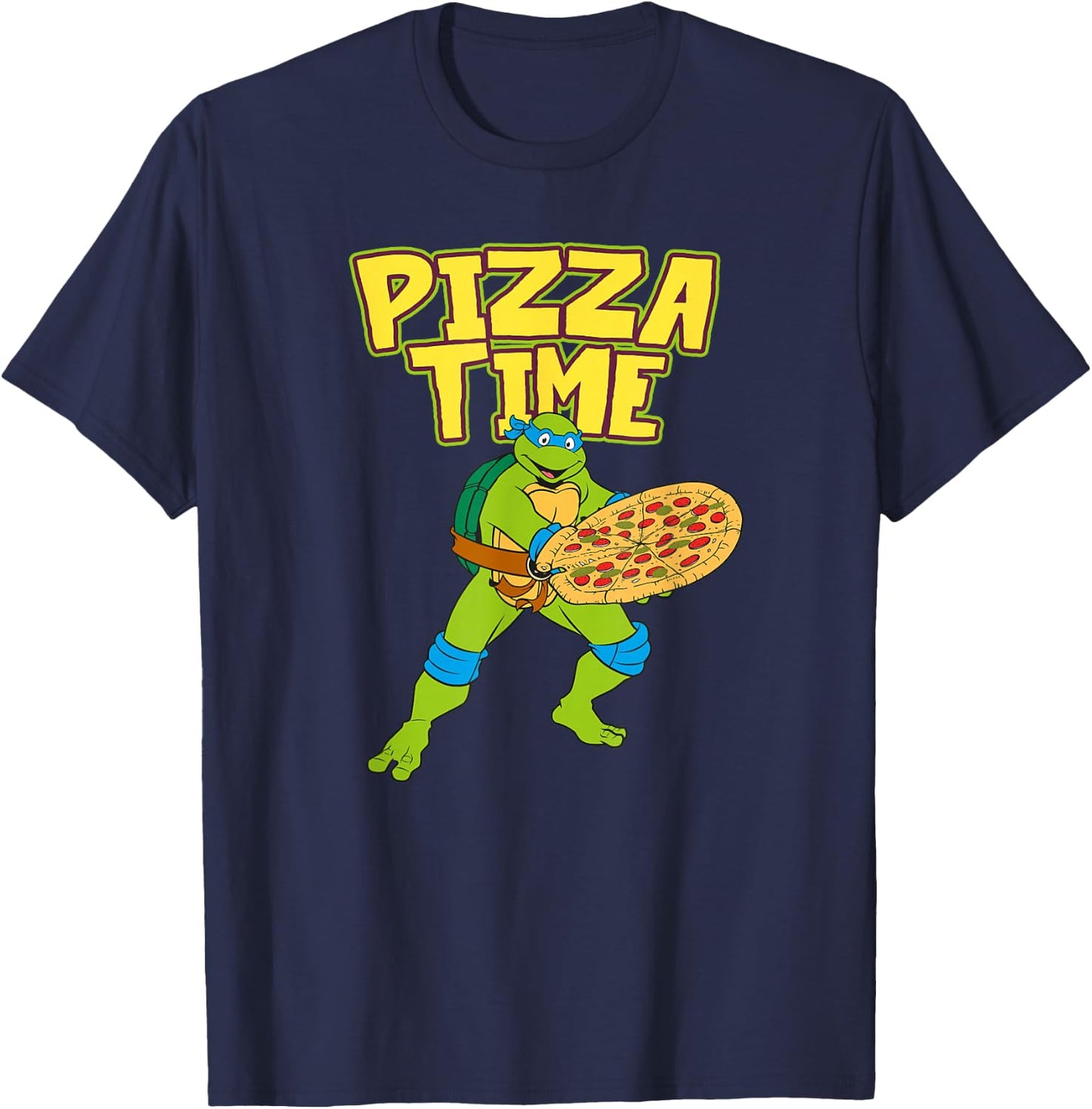 Leonardo - Pizza Time T-Shirt - T-Shirt | Navy