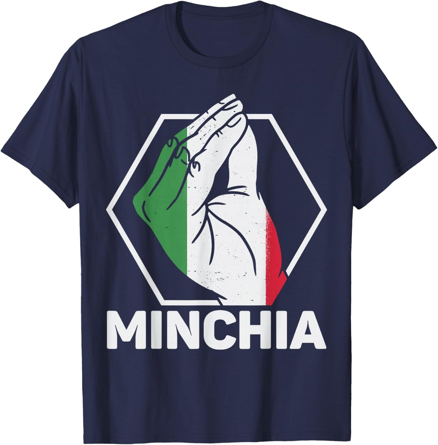 Italy Minichia Funny Quotes Sayings Italian T-Shirt - T-Shirt | Navy