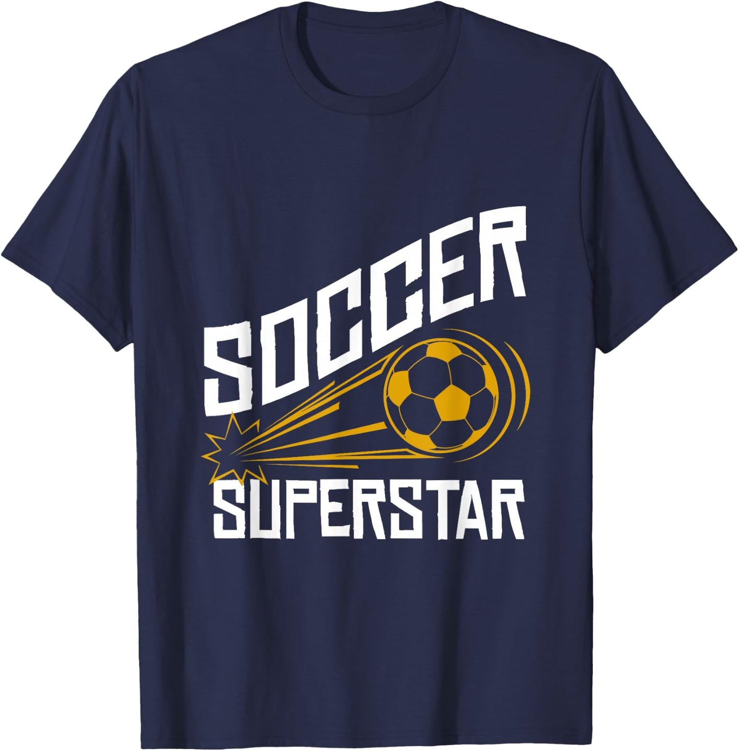 Soccer Superstar Soccer Goalie Sport T-Shirt - T-Shirt | Navy
