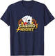 3EPL Poker Casino Stuff Casino Night Poker Black -Adults -Kids Small Black Short Sleeve T-Shirt - T-Shirt | Navy
