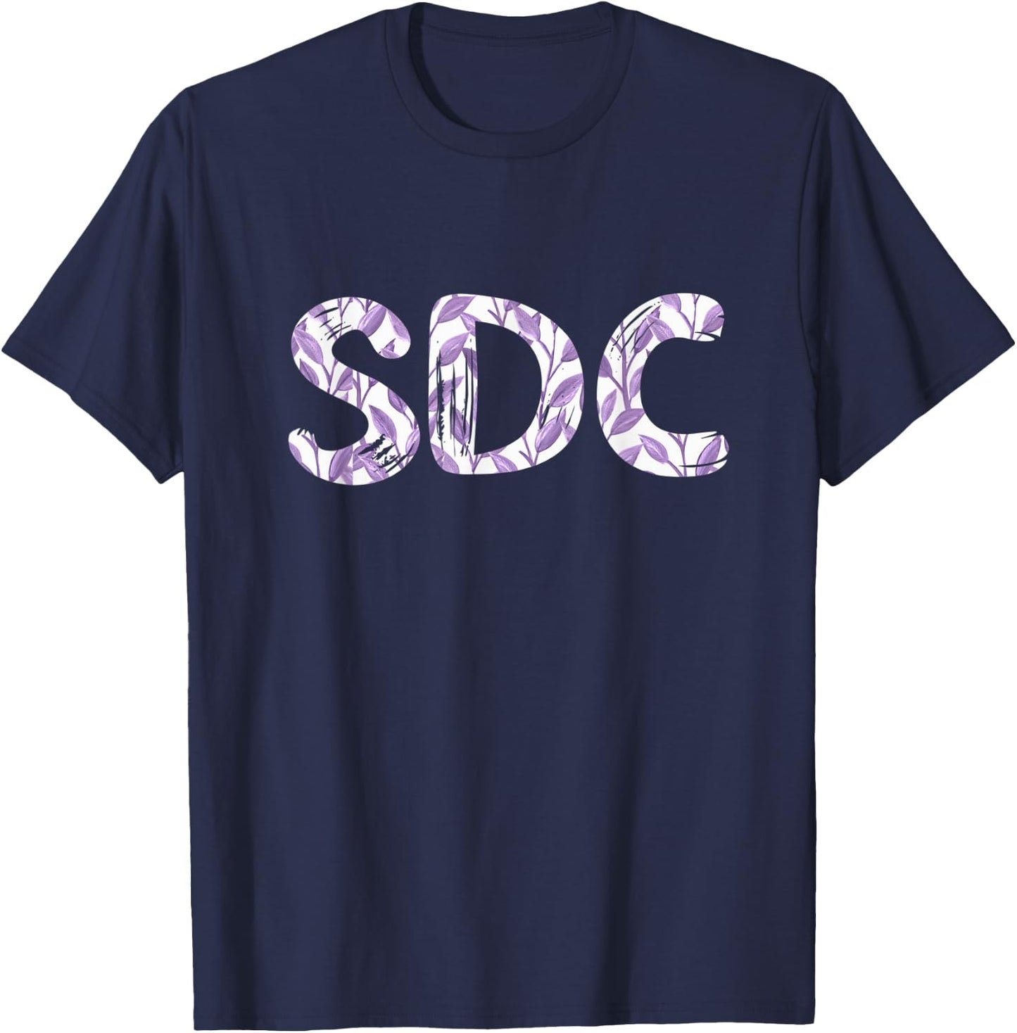 SDC, So damn clutch, so darn cute, monogram, acronym T-Shirt - T-Shirt | Navy