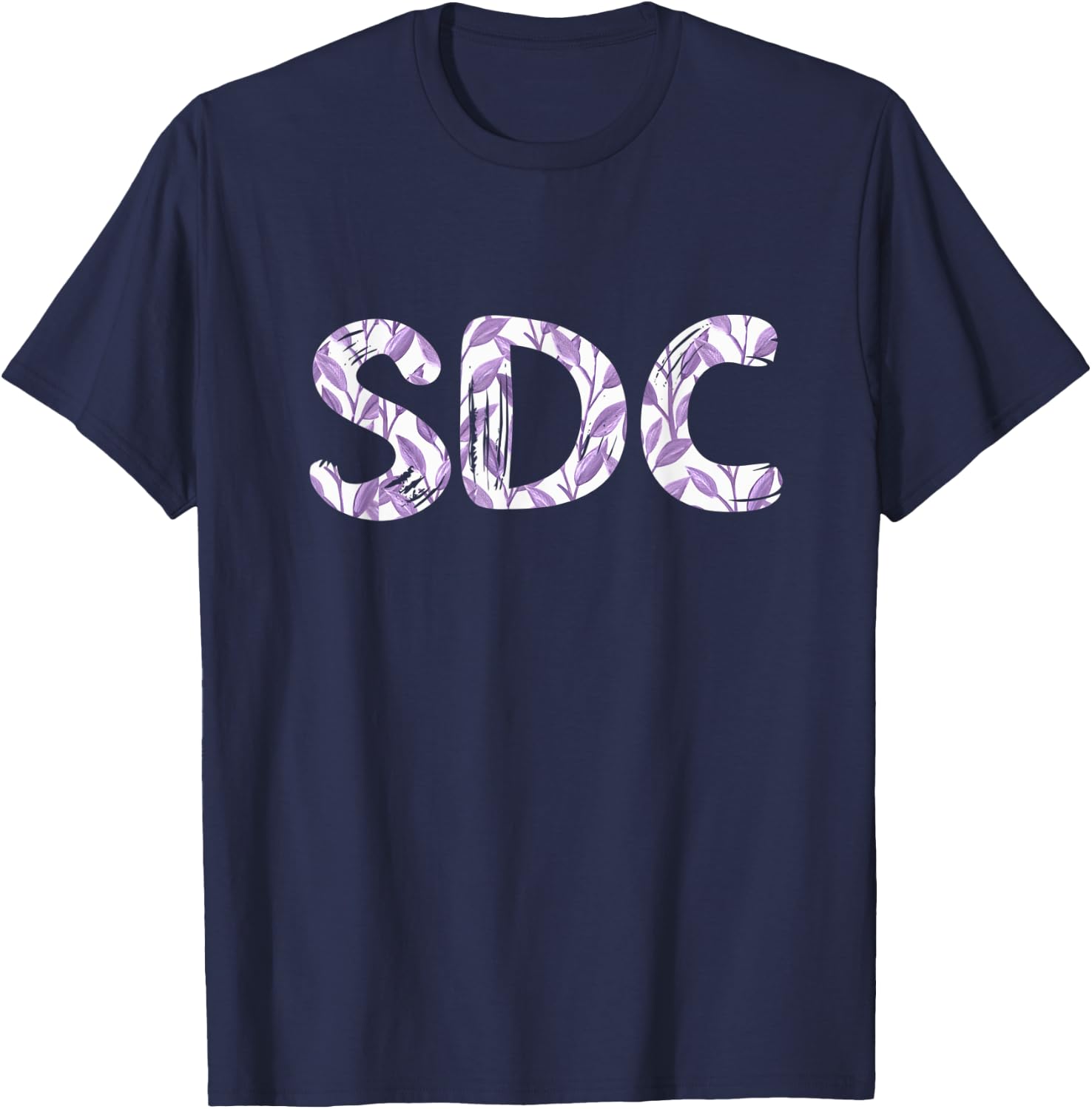 SDC, So damn clutch, so darn cute, monogram, acronym T-Shirt - T-Shirt | Navy