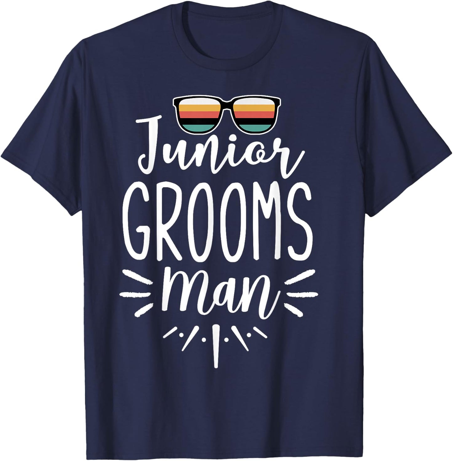 Junior Groomsman Bachelor Party Wedding Party T-Shirt - T-Shirt | Navy