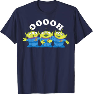 Disney Pixar Toy Story OOOHHH Alien Trio Portrait T-Shirt - T-Shirt | Navy