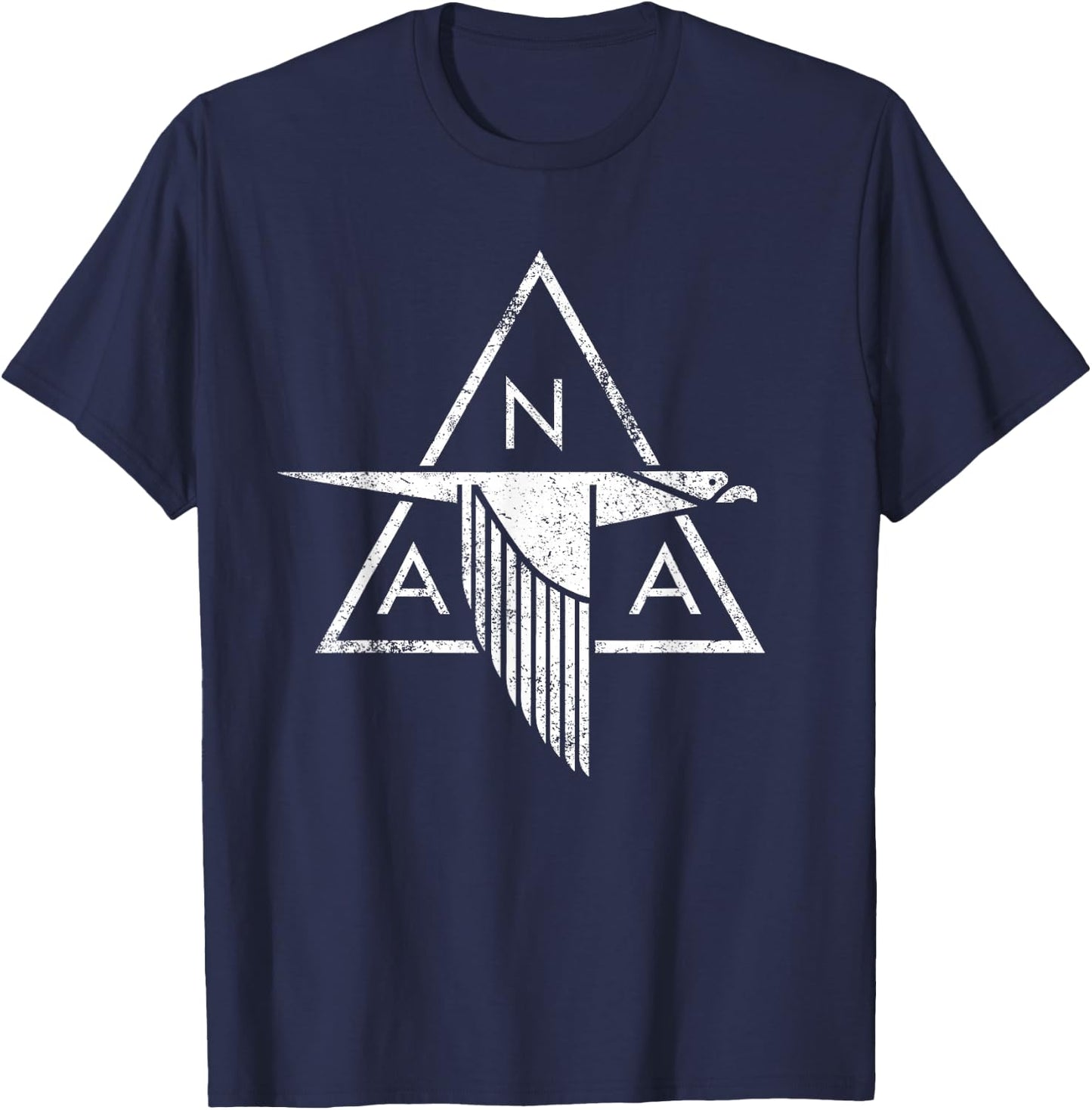 North American Aviation | Vintage NAA Logo T-Shirt - T-Shirt | Navy