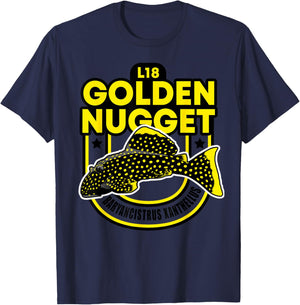 L18 Pleco Catfish Golden Nugget LDA60 L85 L177 Aquarium T-Shirt - T-Shirt | Navy
