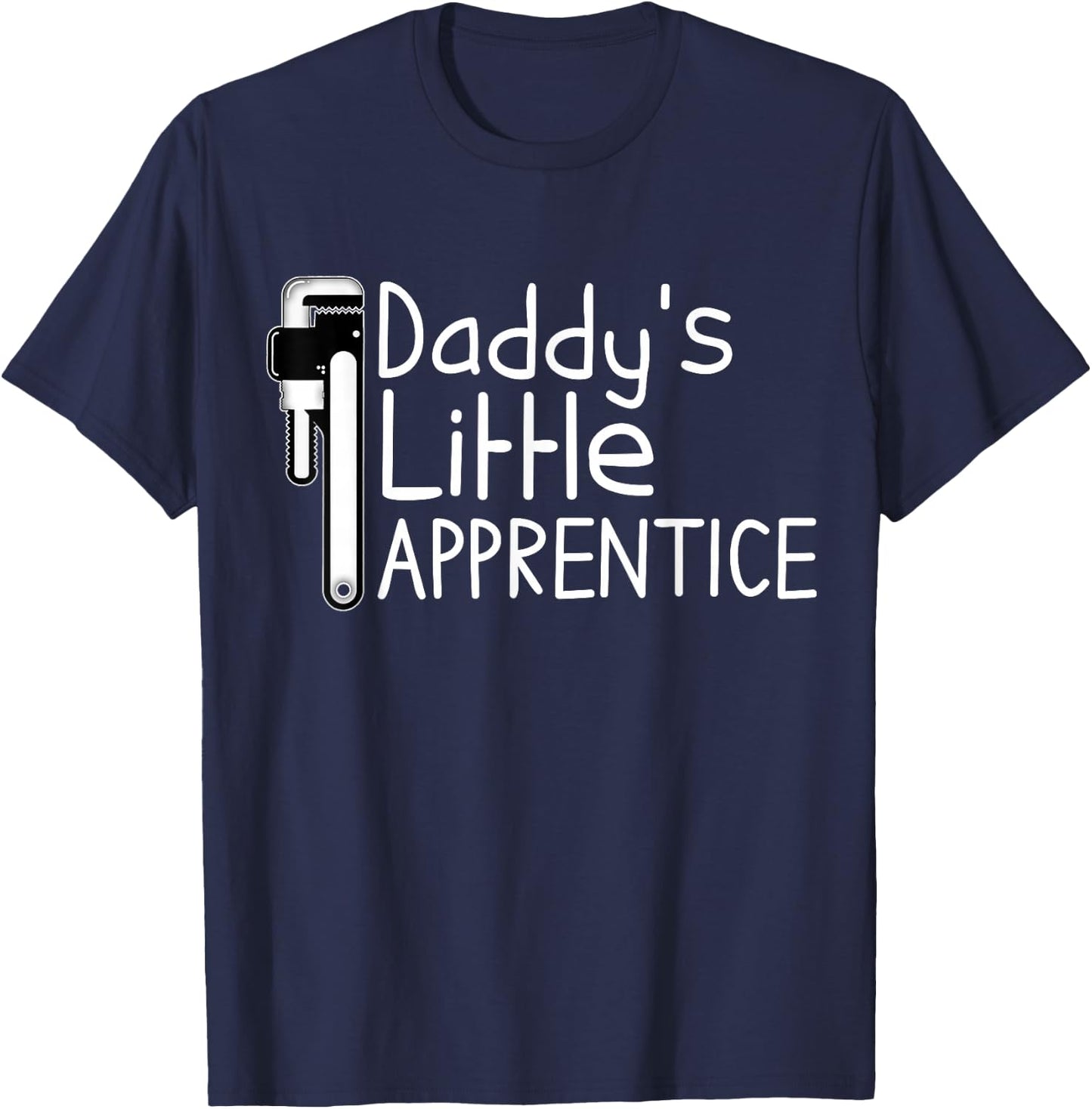Son Of A Plumber Apprentice Funny Plumbing Handyman Gifts T-Shirt - T-Shirt | Navy
