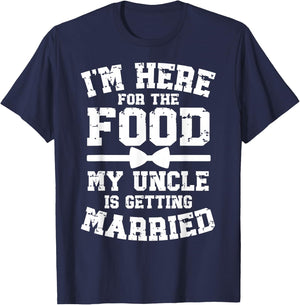 My Uncle is Getting Married Groom's Nephew of The Groom T-Shirt - T-Shirt | Navy