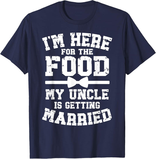 My Uncle is Getting Married Groom's Nephew of The Groom T-Shirt - T-Shirt | Navy