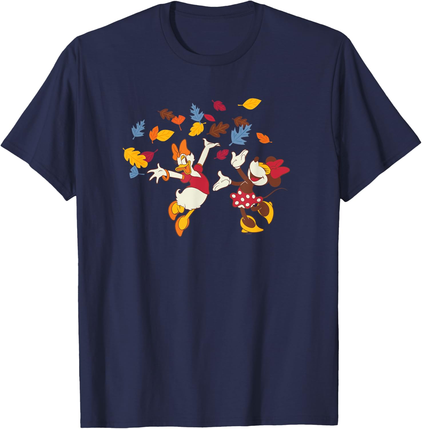 Disney Minnie Mouse and Daisy Duck Thanksgiving Fun T-Shirt - T-Shirt | Navy
