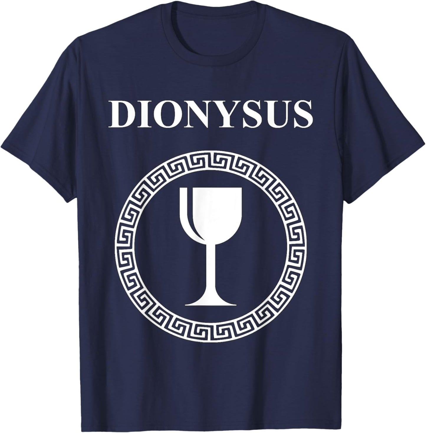 Dionysus Greek God of Festivals, Wine and Parties T-Shirt - T-Shirt | Navy