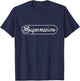 Supermarine Aviation | Vintage Spitfire Fighter Plane Logo T-Shirt - T-Shirt | Navy