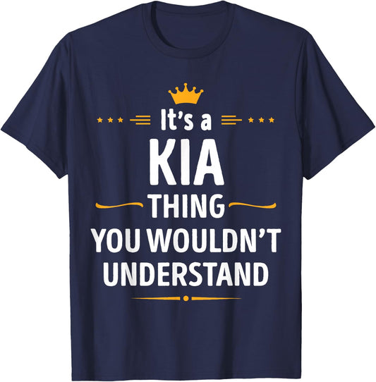 Inked Creation - Its a KIA Thing You Wouldn't Understand T-Shirt - T-Shirt | Navy