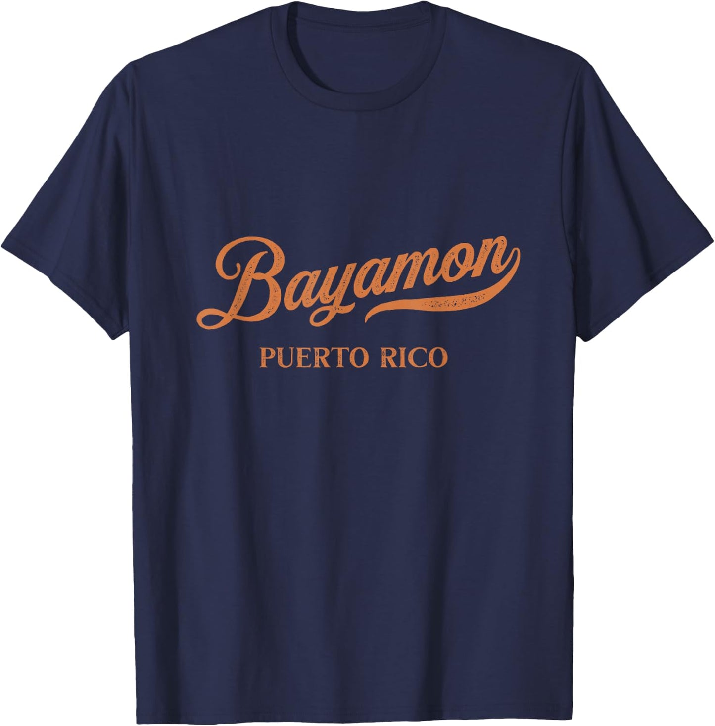 Retro USA Puerto Rico State - Vintage Bayamon T-Shirt - T-Shirt | Navy