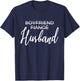 Boyfriend Fiancé Husband, Wedding, Just Married, Matching T-Shirt - T-Shirt | Navy