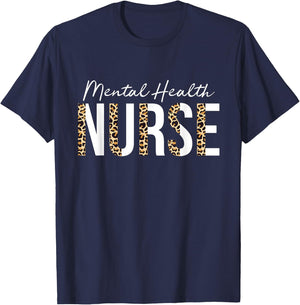 Mental Health Nurse Psych Nurse Psychiatric Nurse RN T-Shirt - T-Shirt | Navy