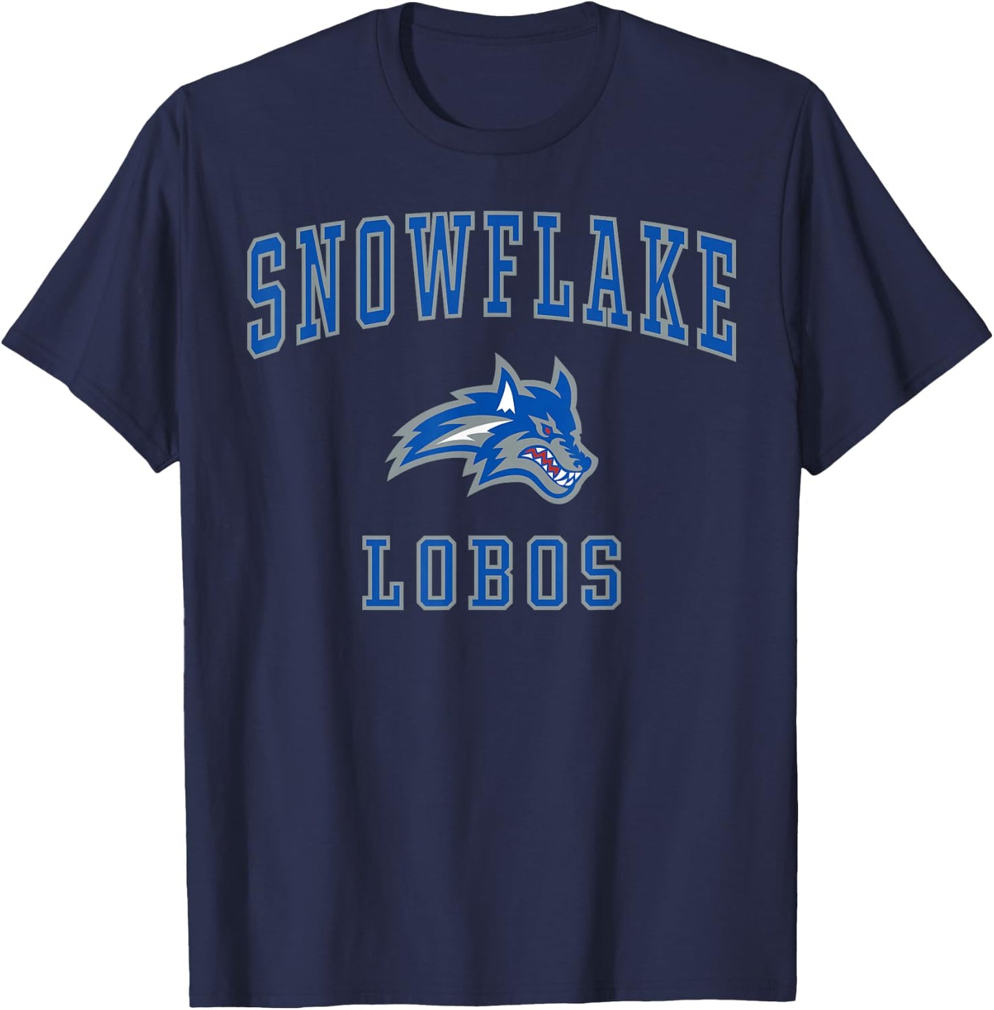 Snowflake High School Lobos C1 T-Shirt - T-Shirt | Navy